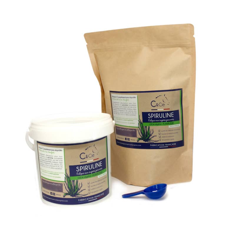 Spiruline plante pure pour cheval