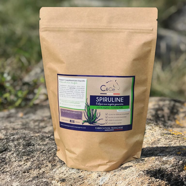 Spiruline plante pure pour cheval